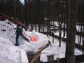 Очистка крыши промышленными альпинистами
